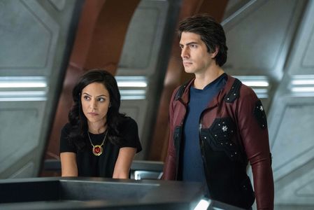 Brandon Routh and Tala Ashe in DC's Legends of Tomorrow (2016)