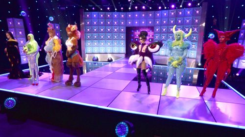 Gottmik, Olivia Lux, Rosé, Symone, Utica Queen, Tina Burner, and Kandy Muse in RuPaul's Drag Race (2009)