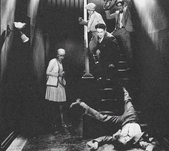 Louise Lorraine, Jack Perrin, Monroe Salisbury, and Leo White in The Jade Box (1930)