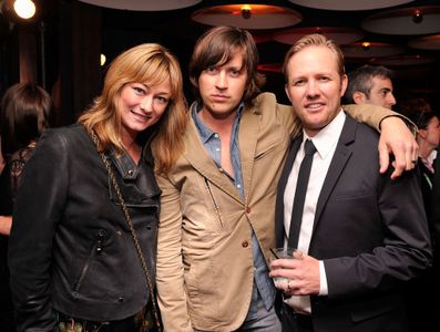 Lee Kirk and Rhett Miller at an event for The Giant Mechanical Man (2012)