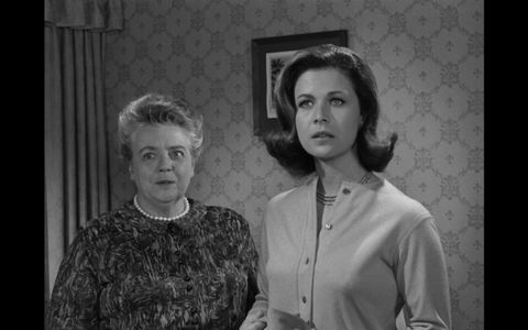 Frances Bavier and Jan Shutan in The Andy Griffith Show (1960)