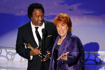 Elinor Burkett and Roger Ross Williams at an event for The 82nd Annual Academy Awards (2010)