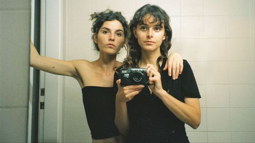 Mireia Vilapuig and Joana Vilapuig in Selftape (2023)