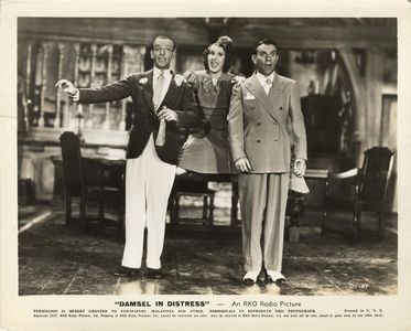 Fred Astaire, Gracie Allen, and George Burns in A Damsel in Distress (1937)