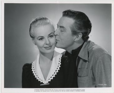 Ray Milland and Mary Murphy in A Man Alone (1955)