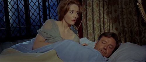 Barbara Shelley and Charles 'Bud' Tingwell in Dracula: Prince of Darkness (1966)