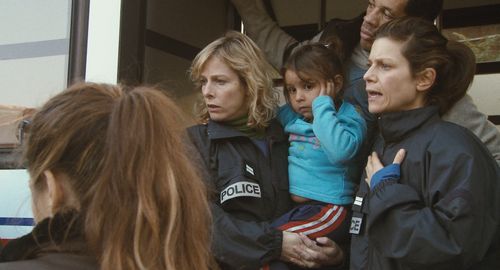 Marina Foïs, JoeyStarr, and Karin Viard in Polisse (2011)