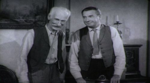 Clem Bevans and William Ruhl in The Silver Theatre (1949)