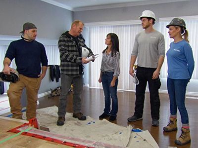 Mike Holmes, Sherry Holmes, and Mike Holmes Jr. in Holmes: The Next Generation (2018)