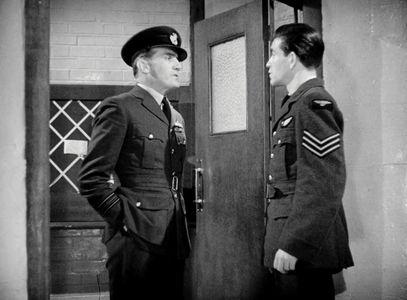 Robert Beatty and John Longden in One of Our Aircraft Is Missing (1942)