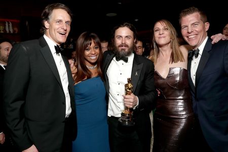Casey Affleck, Kevin J. Walsh, Lauren Beck, Jeff Blackburn, and Kimberly Steward at an event for The Oscars (2017)