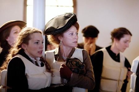 Geraldine Somerville and Perdita Weeks in Titanic (2012)