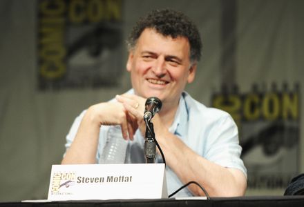 Steven Moffat at an event for Doctor Who (2005)