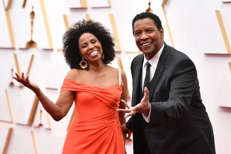 Denzel Washington and Pauletta Washington at an event for The Oscars (2022)