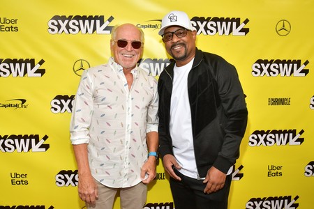 Martin Lawrence and Jimmy Buffett at an event for The Beach Bum (2019)