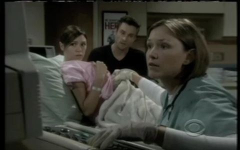 Still of Debbie Campbell, Elizabeth Hendrickson and Daniel Goddard in The Young and the Restless and Episode #1.9038