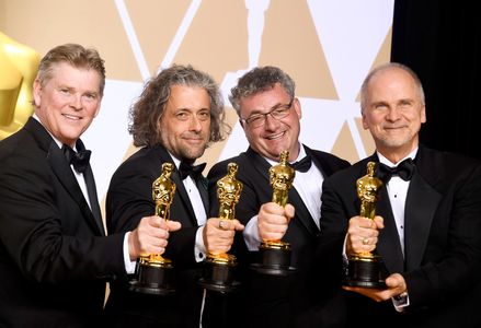 Gerd Nefzer, Richard R. Hoover, John Nelson, and Paul Lambert at an event for The Oscars (2018)