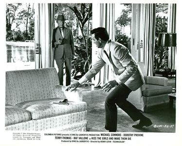 Mike Connors and Oliver MacGreevy in Kiss the Girls and Make Them Die (1966)
