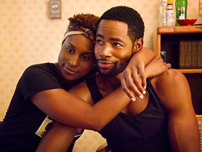 Jay Ellis and Issa Rae in Insecure (2016)