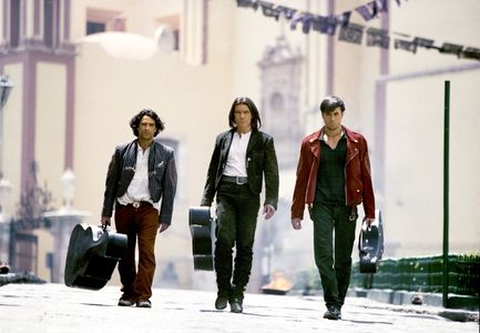 Antonio Banderas, Enrique Iglesias, and Marco Leonardi in Once Upon a Time in Mexico (2003)