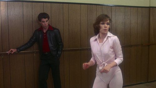 John Travolta and Karen Lynn Gorney in Saturday Night Fever (1977)