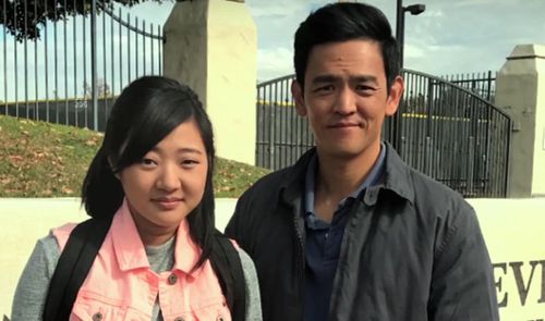 John Cho and Michelle La in Searching (2018)