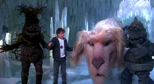 David Forman, William Hootkins, and Jason James Richter in The NeverEnding Story III (1994)