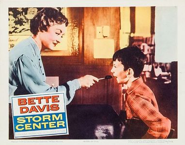 Bette Davis and Kevin Coughlin in Storm Center (1956)