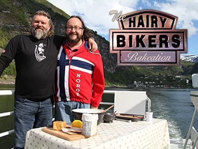 Si King and Dave Myers in Hairy Bikers' Bakeation (2012)