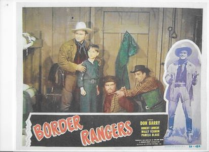 Don 'Red' Barry, Paul Jordan, John Merton, and Wally Vernon in Border Rangers (1950)