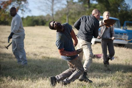 Laurie Holden, Jon Bernthal, and Irone Singleton in The Walking Dead (2010)