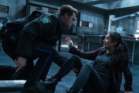 Grey Damon and Shay Mitchell in The Possession of Hannah Grace (2018)