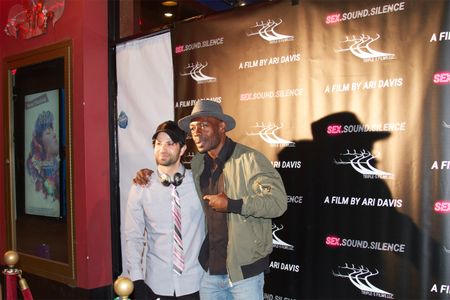 Sean Cory Cooper with director Ari Davis at the screening of 