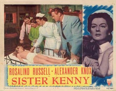 Fay Helm, Dean Jagger, Charles Kemper, Doreen McCann, and Rosalind Russell in Sister Kenny (1946)