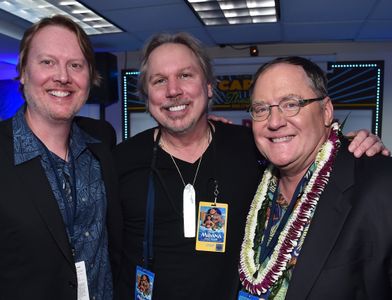 John Lasseter, Mark Mancina, and Don Hall