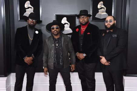 Recording artist Anthony Hamilton and The Hamiltones attends the 60th Annual GRAMMY Awards