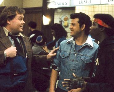 Louie Anderson and Paul Rodriguez in Quicksilver (1986)