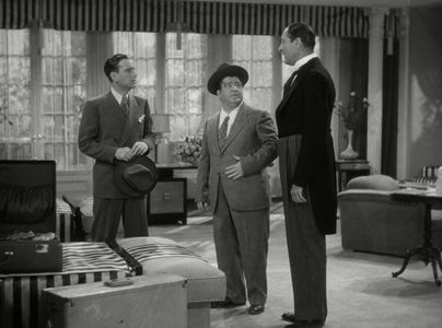 Bud Abbott, Lou Costello, and Arthur Treacher in In Society (1944)