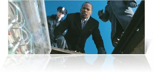 Still of Michael Charles and Jamie Foxx in Law Abiding Citizen