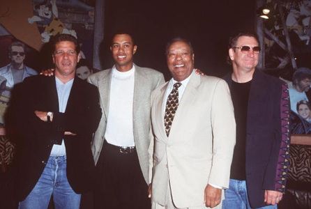 Glenn Frey, Joe Walsh, Tiger Woods, Eagles, and Earl Woods