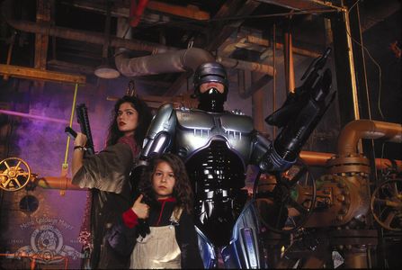 Jill Hennessy, Robert John Burke, and Remy Ryan in RoboCop 3 (1993)