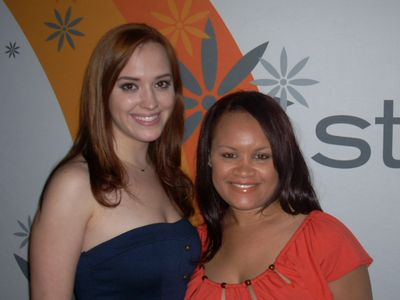 Andrea Bowen and Stacy Arnell attending the 2010 Step Up Women's Network Photojournalism for girls gallery at Helms Bake
