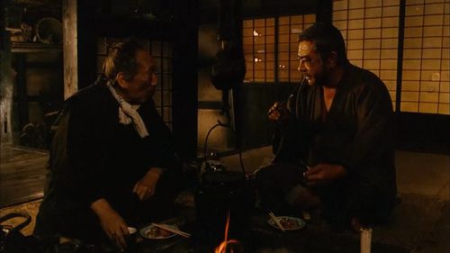 Shintarô Katsu and Norihei Miki in Zatoichi (1989)