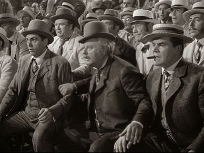 Alan Hale, Pat Flaherty, and James Flavin in Gentleman Jim (1942)