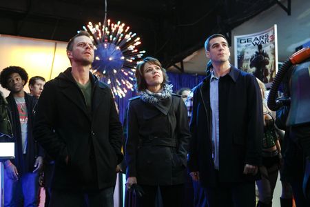 Eddie Cahill, Carmine Giovinazzo, and Anna Belknap in CSI: NY (2004)