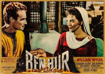 Charlton Heston and Haya Harareet in Ben-Hur (1959)