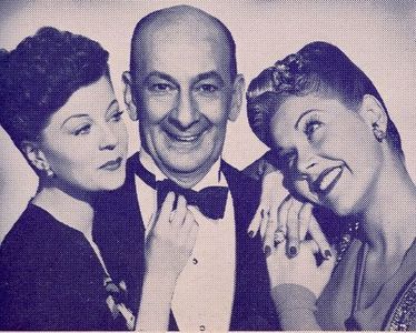 Leon Errol, Harriet Nelson, and Grace McDonald in Gals, Incorporated (1943)