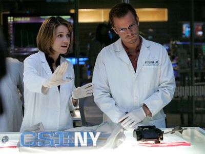 Carmine Giovinazzo and Anna Belknap in CSI: NY (2004)