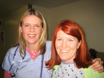 Silvia McClure and Kate Flannery