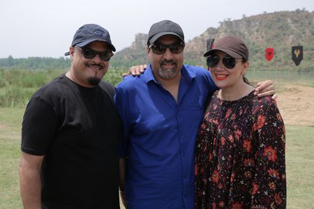 The Foundry team, producer/director Puneet Sira, producer/director Vikram Dhillon and screenwriter Vekeana Dhillon on th